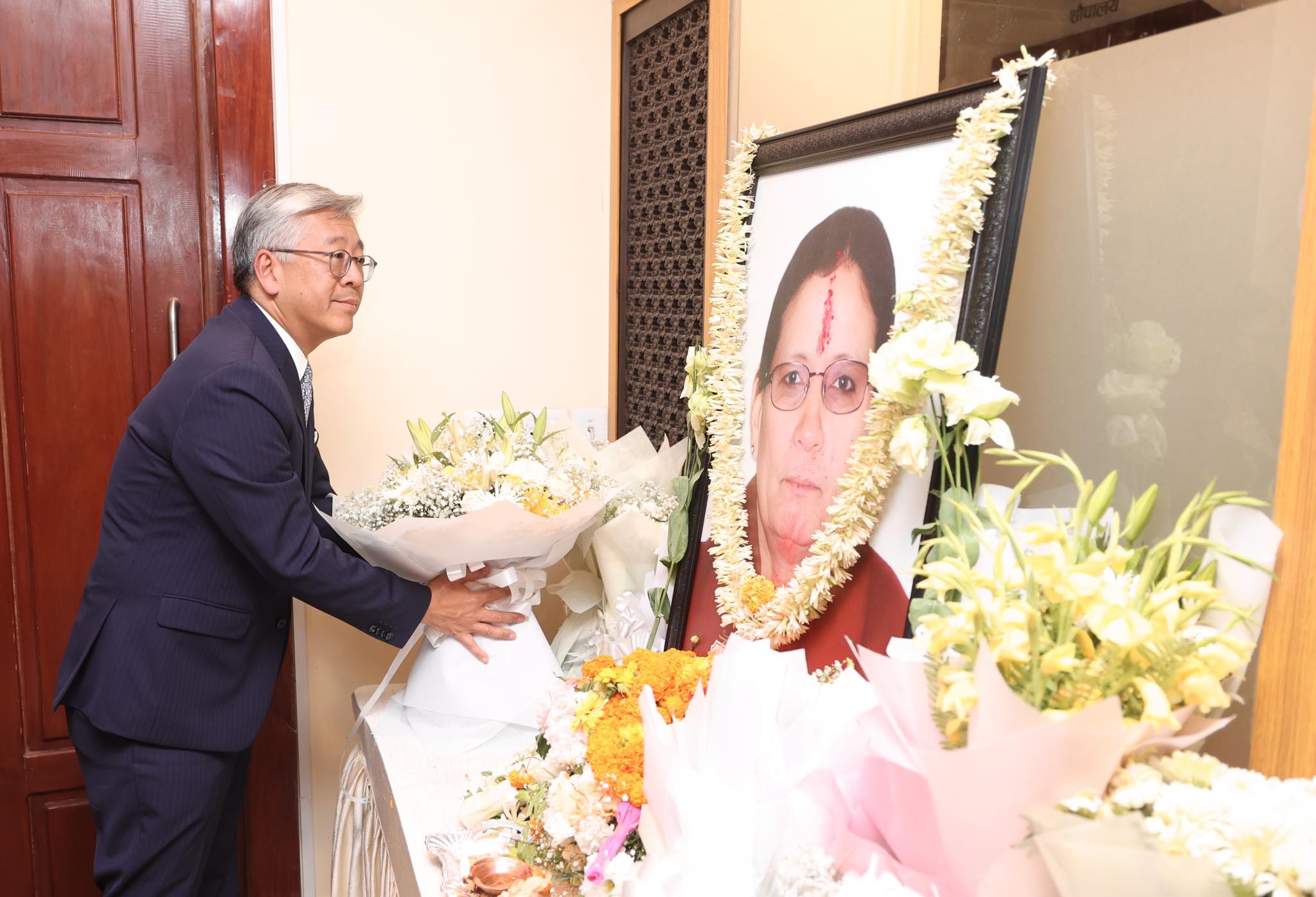 सीता दाहाललाई सभामुखदेखि कूटनीतिक नियोगका प्रमुख तथा प्रतिनिधिले दिए श्रद्धाञ्जजलि